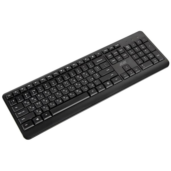2E KS220 WL Black Keyboard