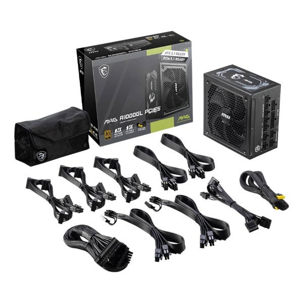MSI MAG A1000GL PCIE5 Power Supply