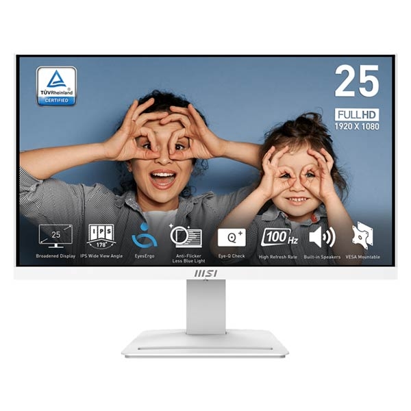 MSI PRO MP253W Monitor White