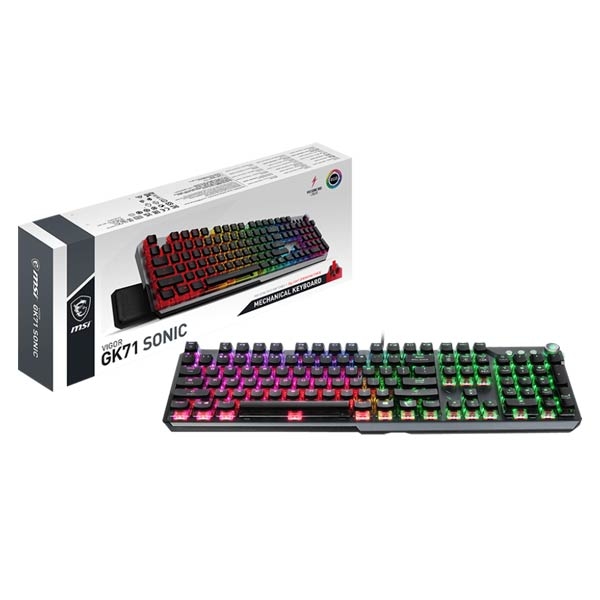MSI VIGOR GK71 SONIC - RED SWITCHES Gaming Keyboard