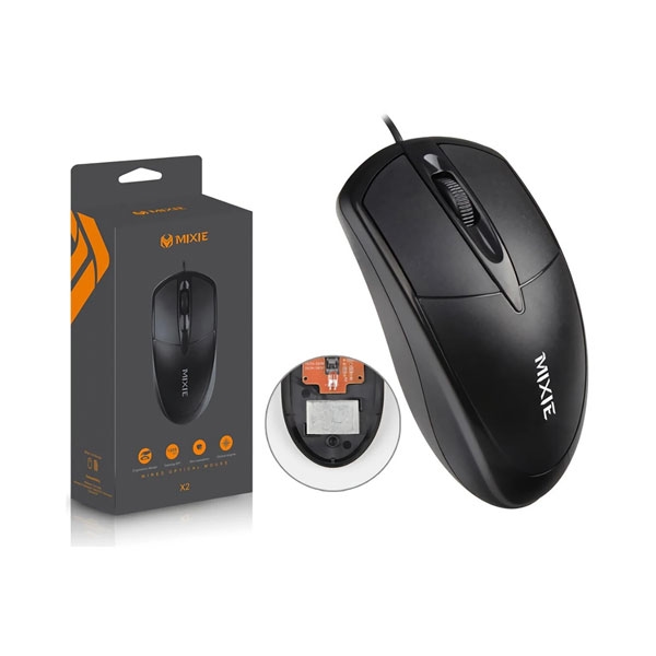 Mixie X2 Wired Optical Mouse