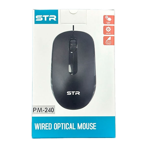 STR M-240 Wired Optical Mouse