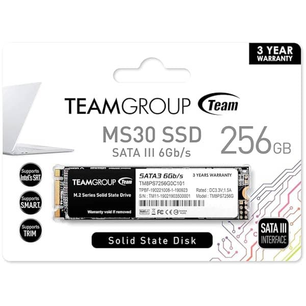 Team Group MS30 M.2 2280 SATA SSD 256GB
