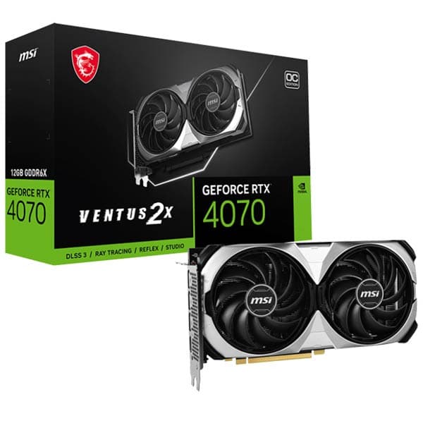 MSI GeForce RTX™ 4070 VENTUS 2X 12GB OC