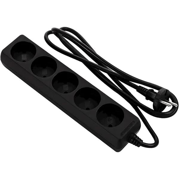 2E Power Strip 5m Elektrik uzadıcı 2E-U0510M1.5BK