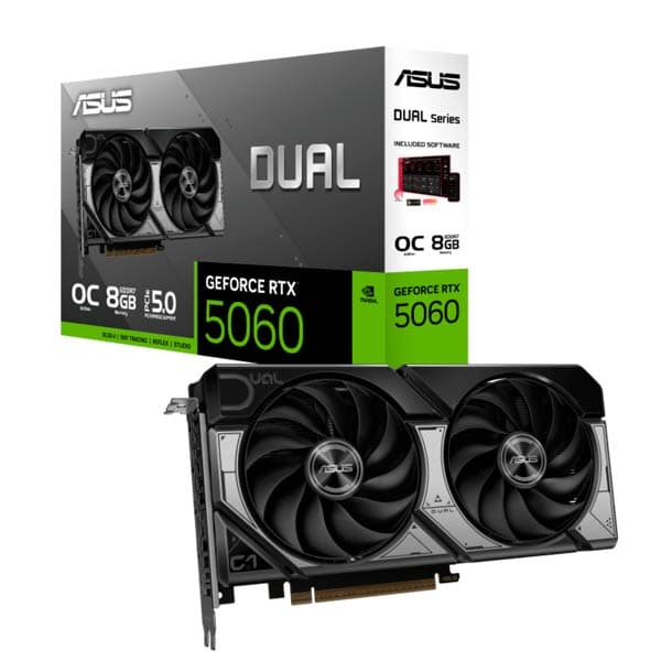 ASUS Dual GeForce RTX™ 5060 OC Edition 8GB