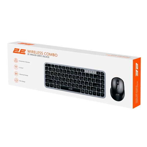 2E MK430WBGR Wireless Keyboard and Mouse