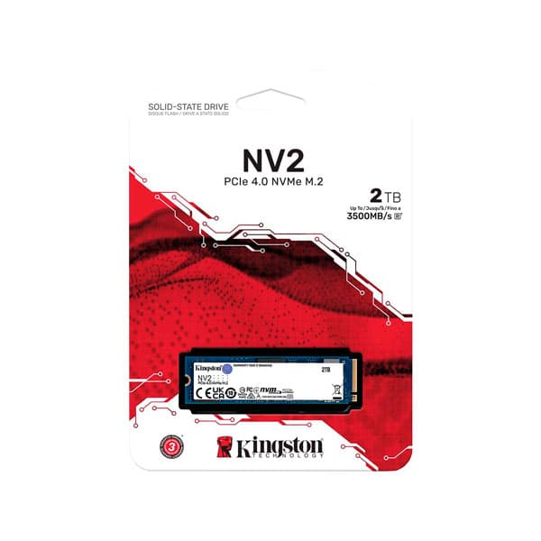 Kingston 2TB NV2 PCIe NVMe SSD SNV2S/2000G