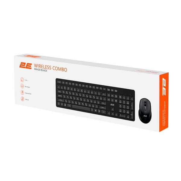 2E MK420WB Wireless Combo Keyboard and Mouse