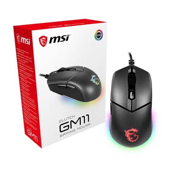 MSI CLUTCH GM11 Gaming Mouse Black
