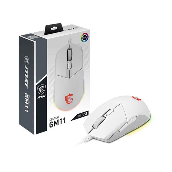 MSI CLUTCH GM11 Gaming Mouse White