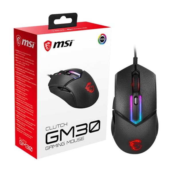 MSI CLUTCH GM30 Gaming Mouse Black