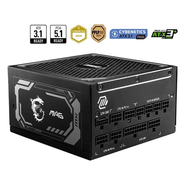 MSI MAG A1000GL PCIE5 Power Supply