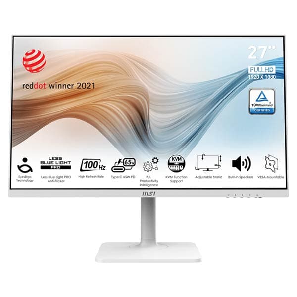 MSI Modern MD272XPW Monitor White