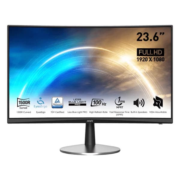 MSI PRO MP2422C Monitor Black