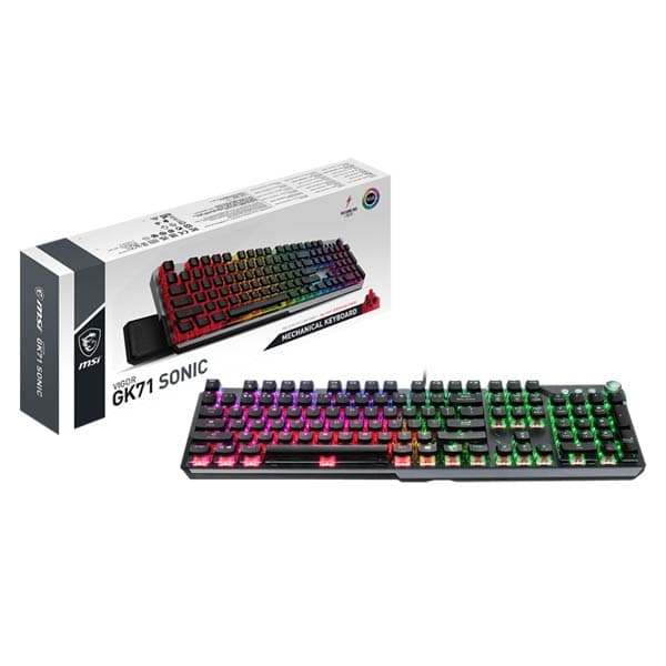 MSI VIGOR GK71 SONIC - RED SWITCHES Gaming Keyboard