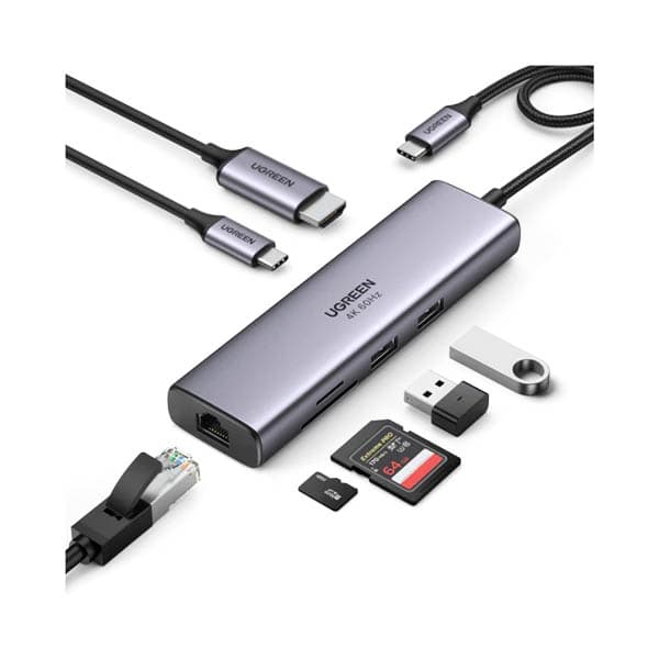 UGREEN 60515 CM512 7-in-1 4K HDMI USB-C Hub