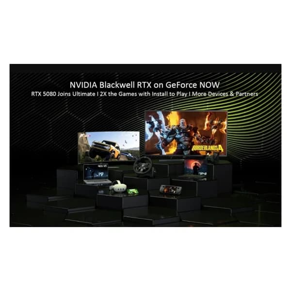 Nvidia RTX 5080 серийные видеокарты будут поддерживать сервис GeForce NOW
