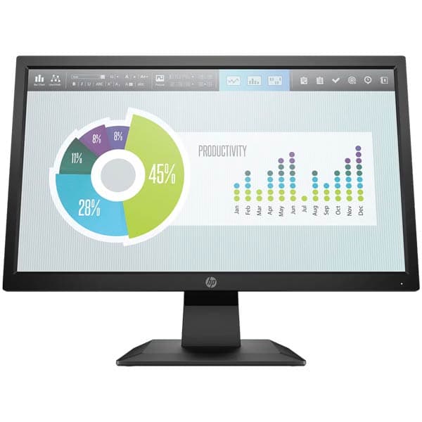 HP P204v 19.5" HD Plus Monitor 5RD66AA