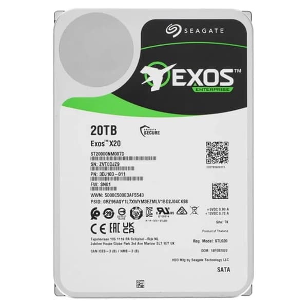 Seagate HDD Exos X20 20TB ST20000NM007D