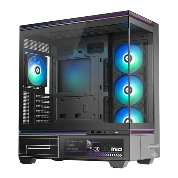 THERMALRIGHT TL-M10 Vision FAN4-C Black Gaming Case
