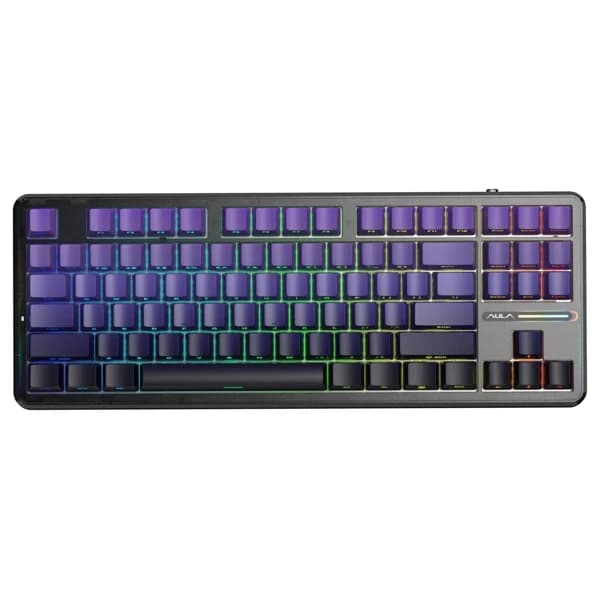 AULA F87 Gradient Purple Mechanical Keyboard