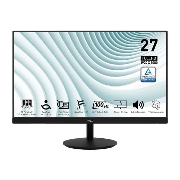 MSI Pro MP271A FHD 100HZ Monitor