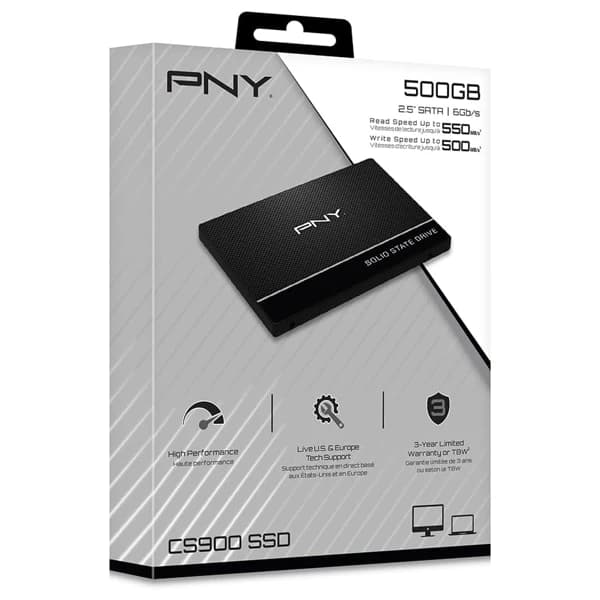 PNY CS900 2.5'' SATA III 500GB SSD