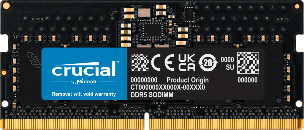 RAM Crucial 8GB DDR5 4800MHz SODIMM