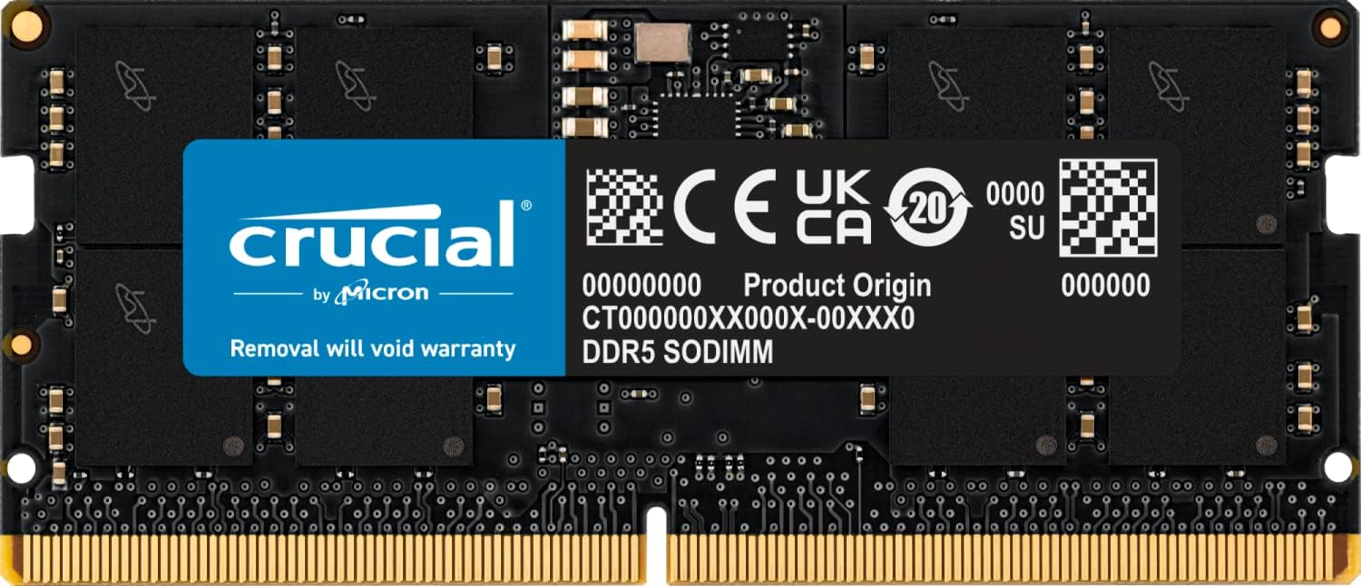 RAM Crucial 16GB DDR5 4800MHz SODIMM