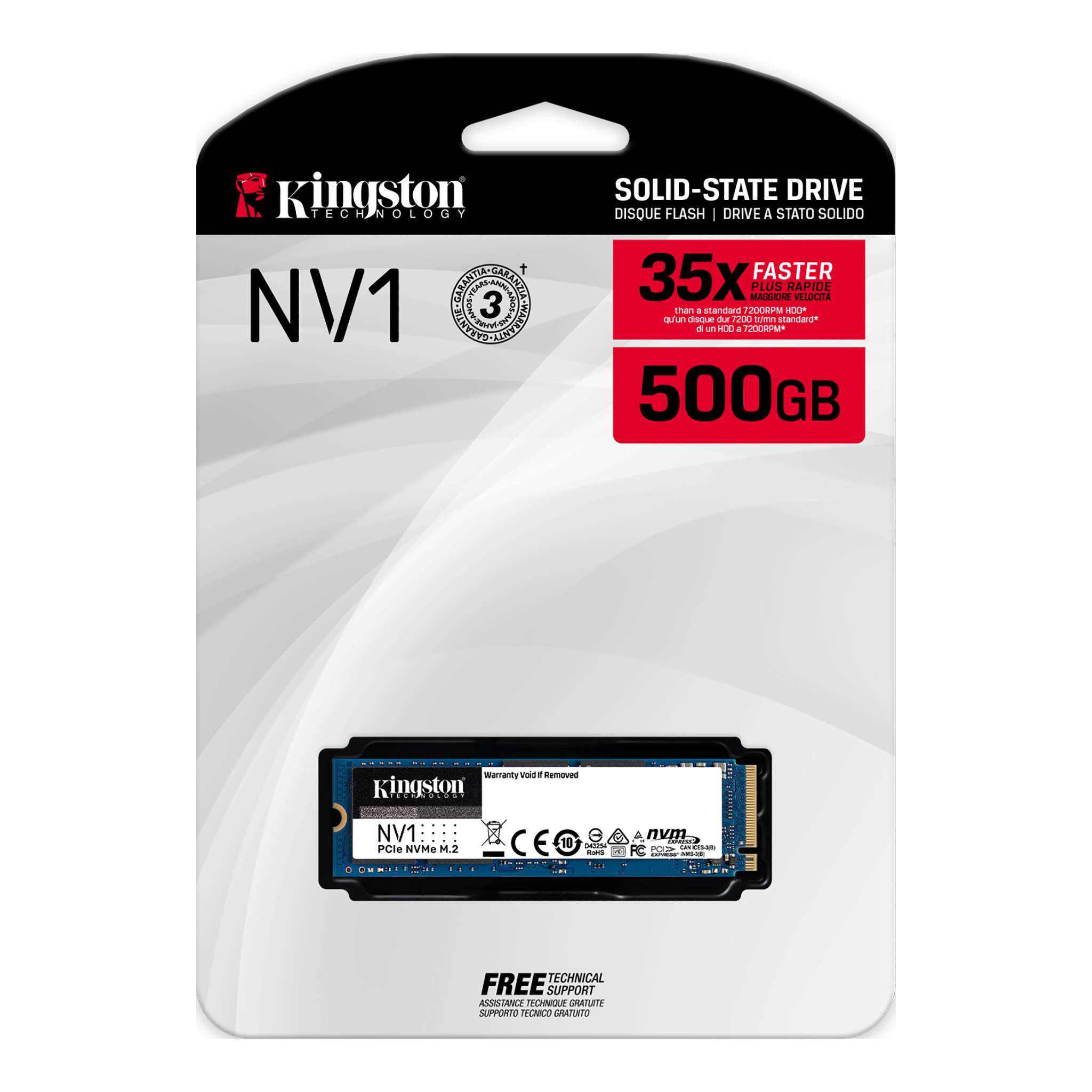 SSD Kingston NV1 NVMe PCIe 500GB