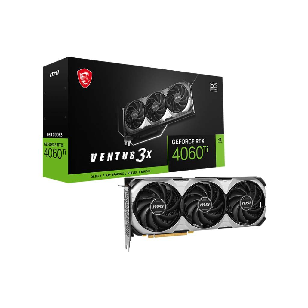 MSİ GeForce RTX 4060 Ti VENTUS 3X 8GB OC