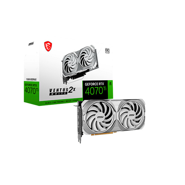 MSI GeForce RTX™ 4070 Ti VENTUS 2X WHITE 12G OC