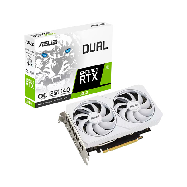 ASUS Dual GeForce RTX 3060 White OC Edition 12GB GDDR6