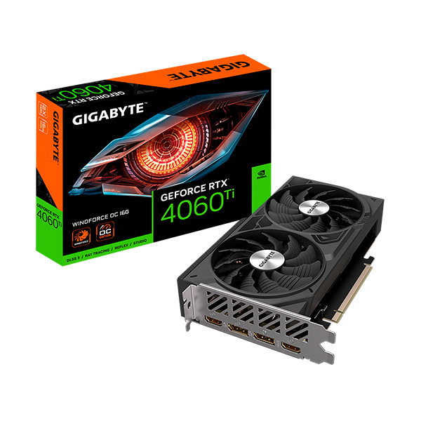 GIGABYTE GeForce RTX™ 4060 Ti WINDFORCE OC 16GB